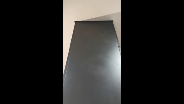 Натяжной потолок на теневом evrokraab с примыканием к мебели. смотреть онлайн