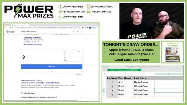 LIVE DRAW TONIGHT!!! Apple iPhone 12 & Apple AirPods 2nd Gen [29/03/2021] смотреть онлайн