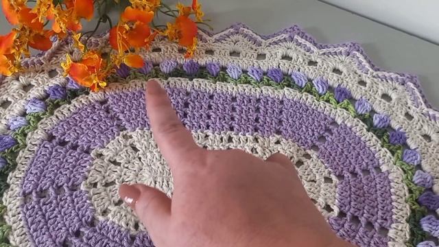 Tampa do Vaso Irene com Tulipas 🌷 #crochet #croche смотреть онлайн