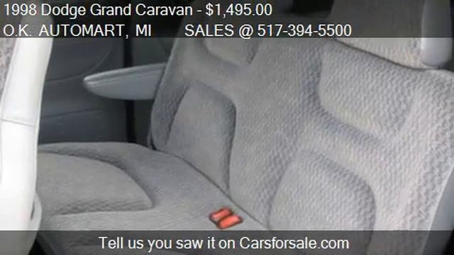 1998 Dodge Grand Caravan SE - for sale in Lansing, MI 48910 смотреть онлайн