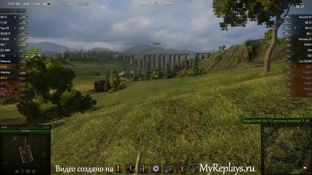 WOT: Вестфилд - СУ-85 - 1 фраг смотреть онлайн