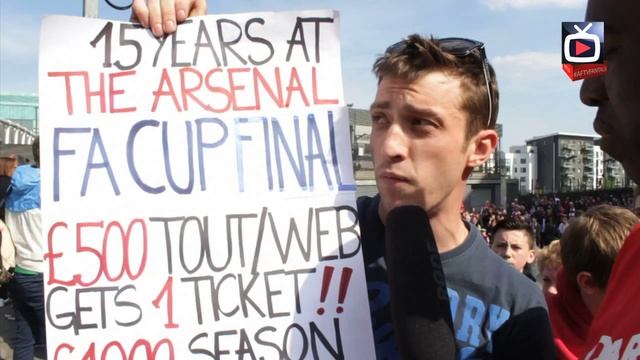 Arsenal Fan Protests About The FA Cup Final Ticket Allocation смотреть онлайн