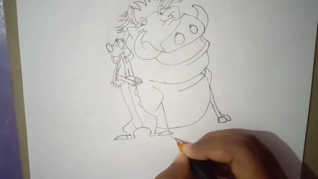 How to draw easy pumbaa and timon using colored pencil | the lion king #thelionking #disneydrawings смотреть онлайн