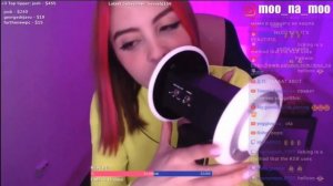 moona asmr ear licking