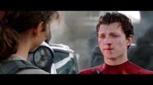 SpiderMan Far From Home  Kiss Scene  Peter and MJ Tom Holland and Zendaya
