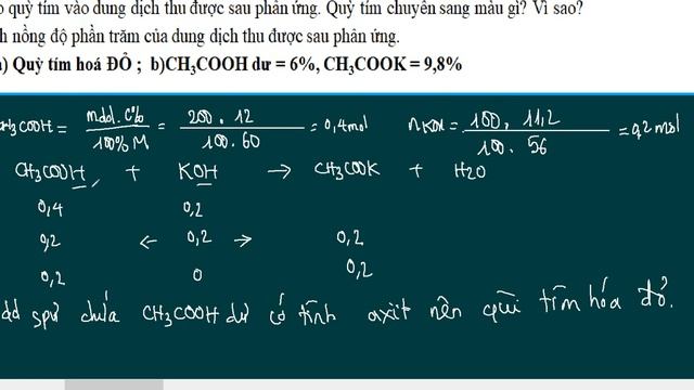 [Hoá học 9] Axit axetic tác dụng với oxit bazơ và bazơ смотреть онлайн