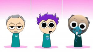 Спрунки 001 и Игра в кальмара Таноса на всех этапах #спрунки анимация