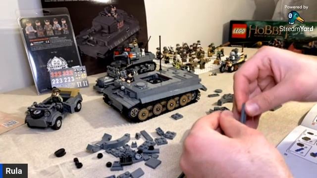 Brickmania Tiger 1 Finale Live Build