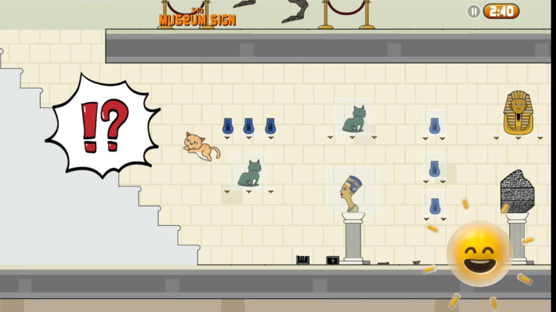 малыш в 4 года комментирует игру, котик в музее😆 #игры #маленькиеигры #котэ #котики