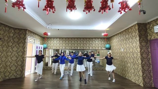 Only You - Line Dance || Lucy Aprilina Lo || Improver смотреть онлайн