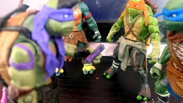 TMNT Stop Motion - The Tough Decision (Movie Scene) смотреть онлайн