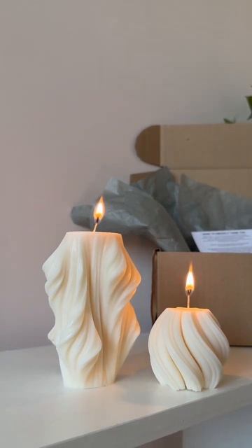 Набор свечей “cream”,соевый воск смотреть онлайн