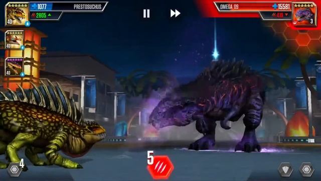 Jurassic world the game ep 144 | Omega 09 | World Event Boss смотреть онлайн