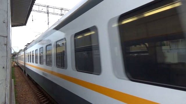 Электропоезд ЭП2Д-0057 "ЦППК" сообщением "Нахабино - Львовская" смотреть онлайн