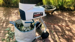 Работа роторного измельчителя ELMOS EHS-36