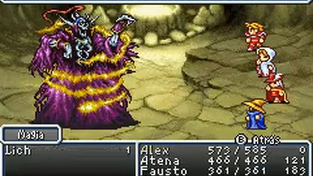 FF1 GBA boss 5 Lich смотреть онлайн