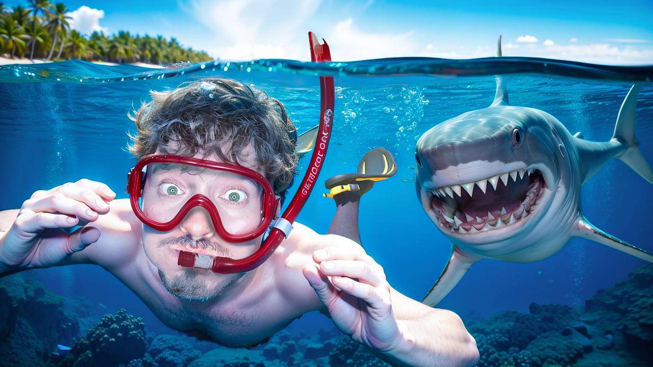 Я ВЫЖИЛ ПОСЛЕ НАПАДЕНИЯ АКУЛЫ НА ПРОКЛЯТОМ ОСТРОВЕ! смотреть онлайн