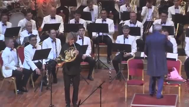 "КОБРА" - Аркадий Шилклопер (валторна) и Гос. Дух. Оркестр Республики Казахстан п/у Каната Ахметова