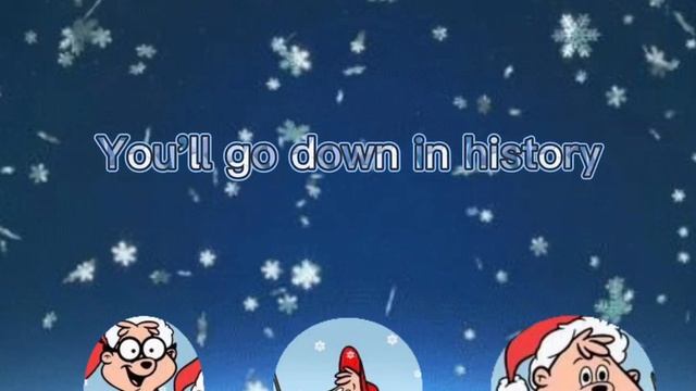The Chipmunks Rudolph The Red-Nosed Reindeer Lyric Video смотреть онлайн