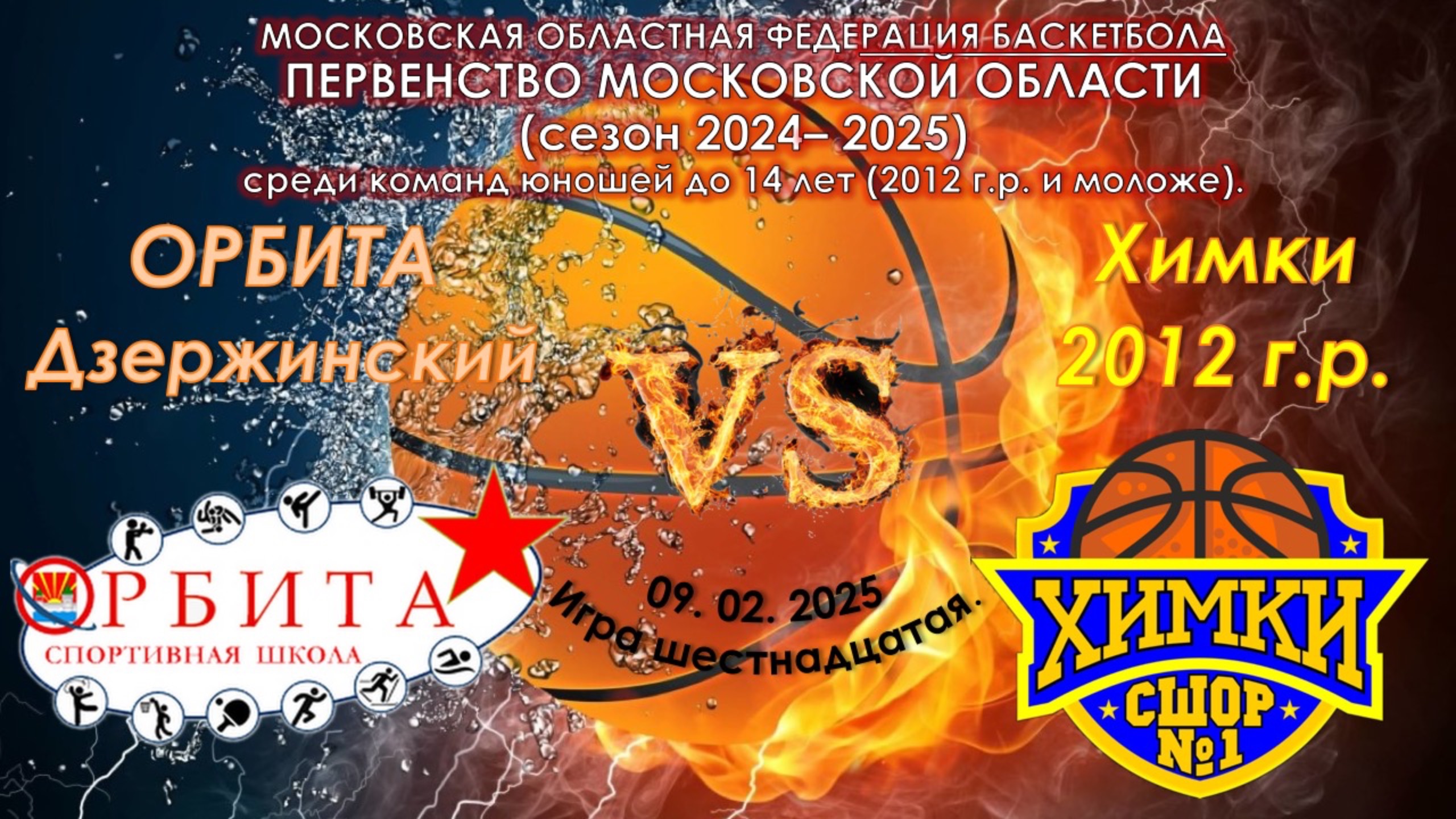 СШ "Орбита" (Дзержинский) - СШОР №1 (Химки)