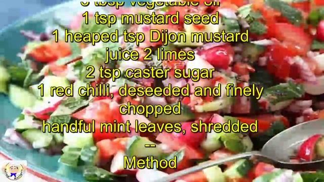 Crunchy radish and tomato salad смотреть онлайн