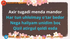 Yagzon qizil atirgul (Lyric)
