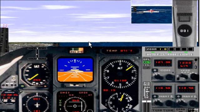 Flight Simulator 5.0 in Virtual PC 2007 смотреть онлайн