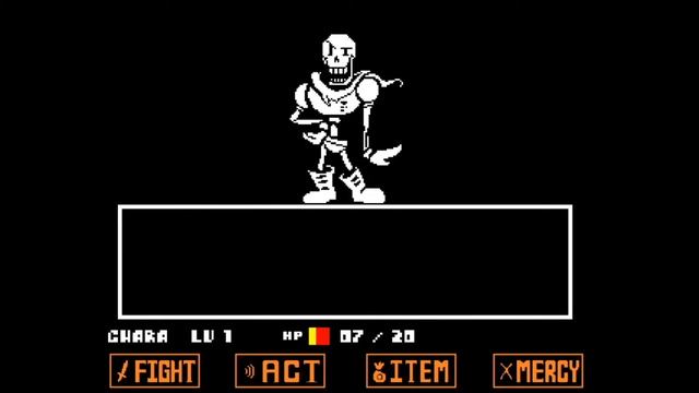 "Bonetrousle!" Papyrus BOSS FIGHT - Undertale [Highlight] - True Pacifist смотреть онлайн