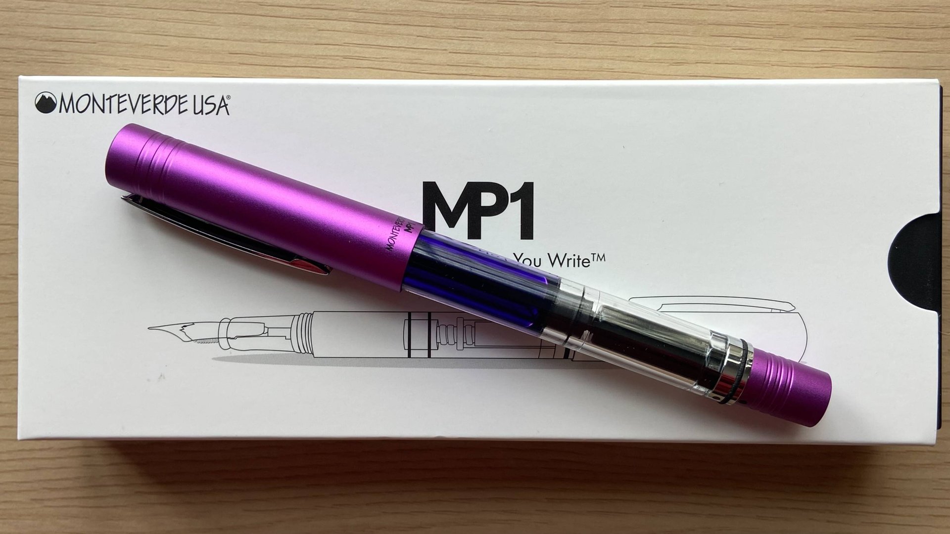Перьевая ручка Monteverde MP1 смотреть онлайн