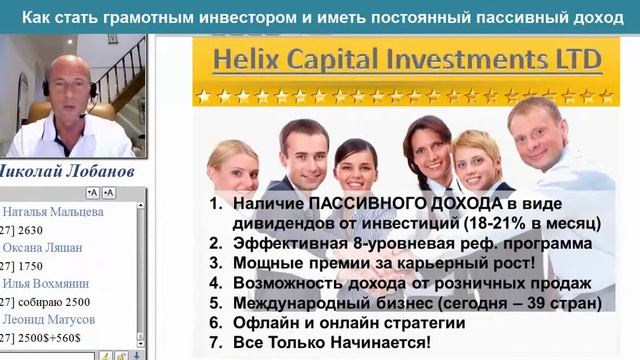 Лучшая презентация Хеликс Кэпитал Презентация Helix Capital Николая Лобанова смотреть онлайн