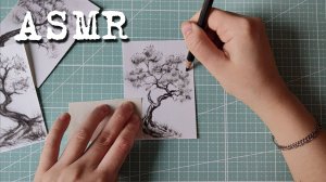 [ASMR] Рисунок угольным карандашом (3/5)