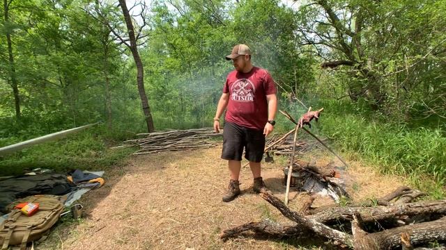 All My Food on Fire! 12 Day Survival Challenge - Day 6 смотреть онлайн