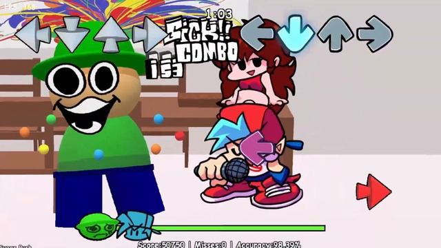 FNF Vs. Dave and Bambi: Golden Apple Edition v1.2 - Sugar Rush (FC) смотреть онлайн