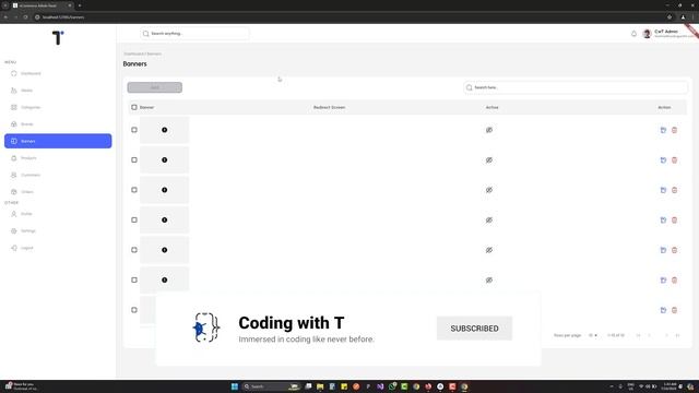 47 - Flutter Firebase Admin Panel - Create, Edit & Delete Banners (Complete CRUD Tutorial) смотреть онлайн