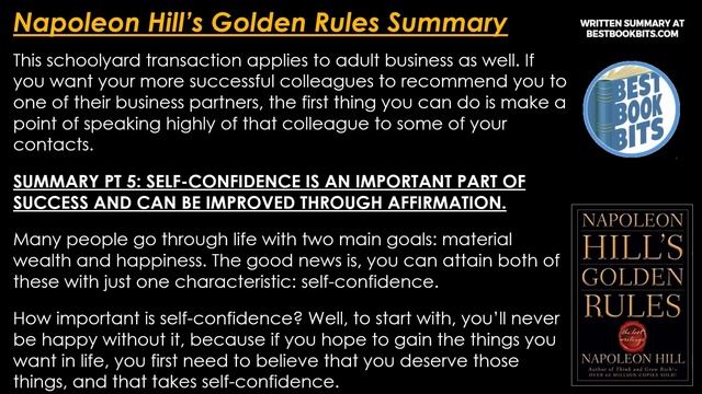 Napoleon Hill's Golden Rules | The Lost Writings | Book Summary смотреть онлайн