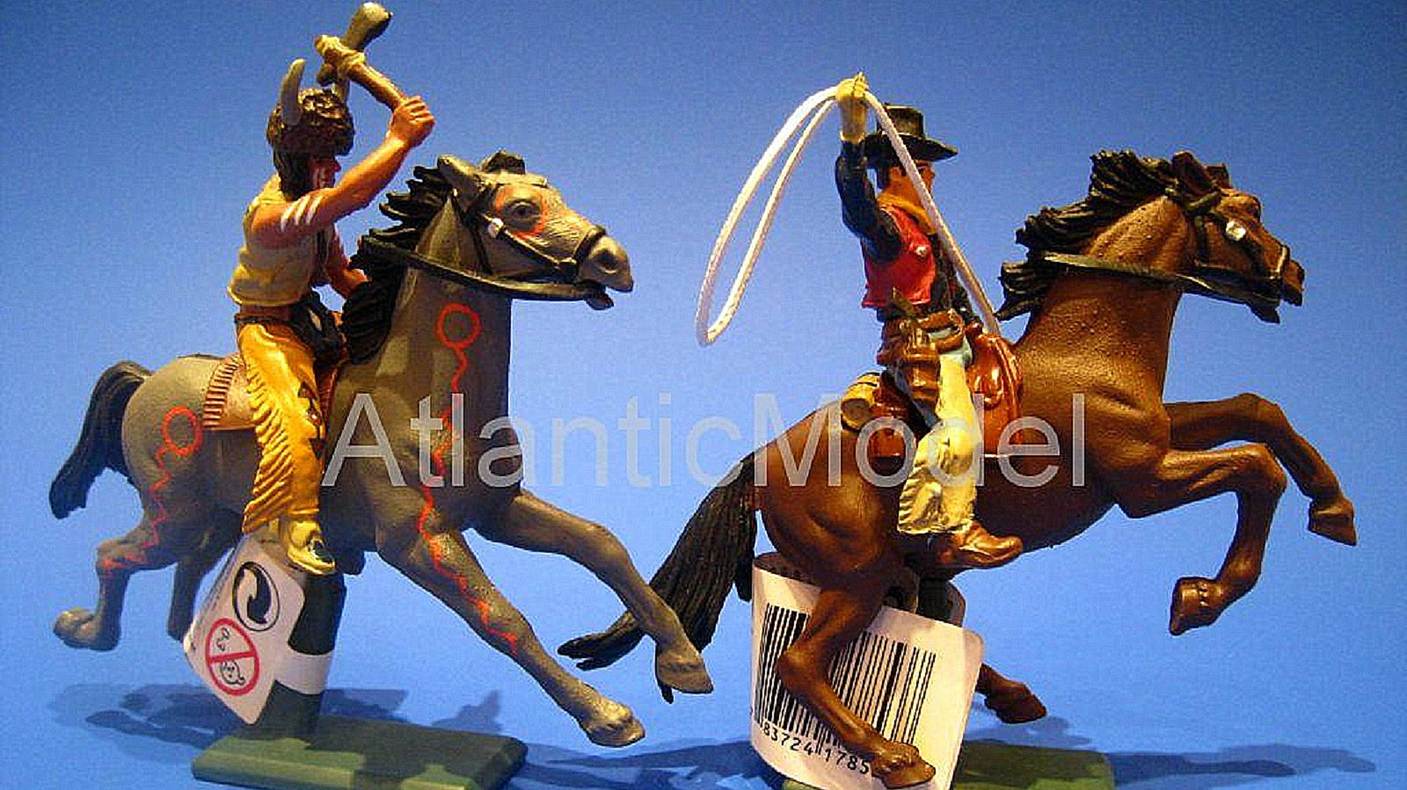 солдатики Britains Конные индеец с томагавком и ковбой лассо 2010 смотреть онлайн