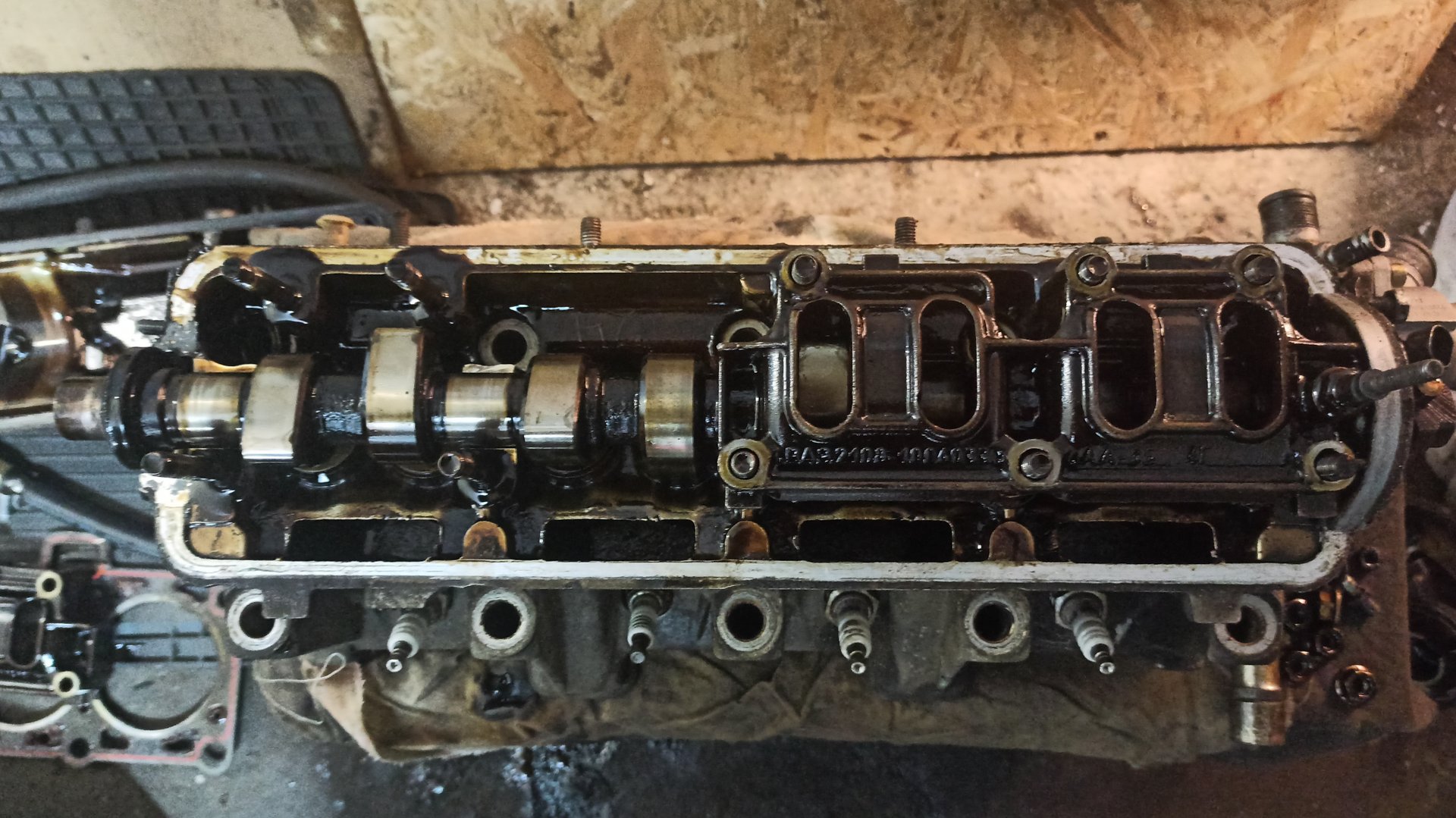 Замена прокладки ГБЦ Лада Калина 1.6 8 кл смотреть онлайн