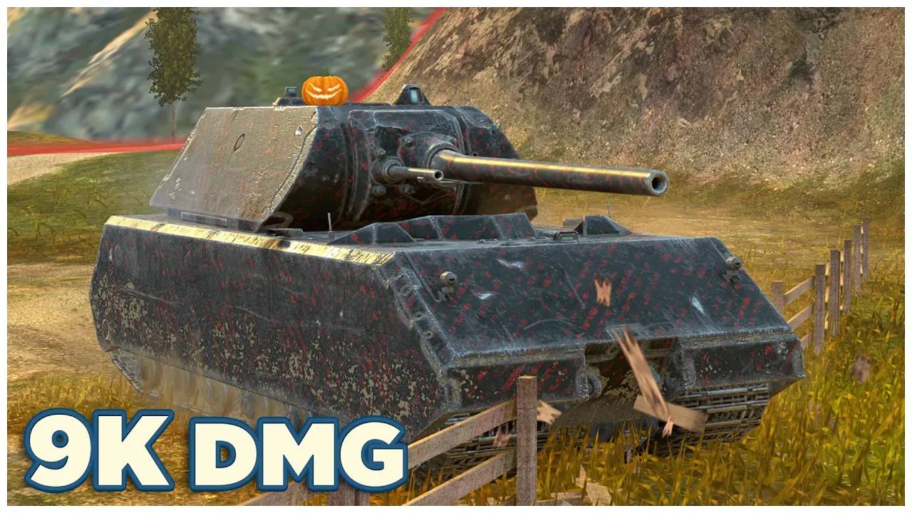 Maus  9К УРОНА 5 ФРАГОВ  Tanks Blitz