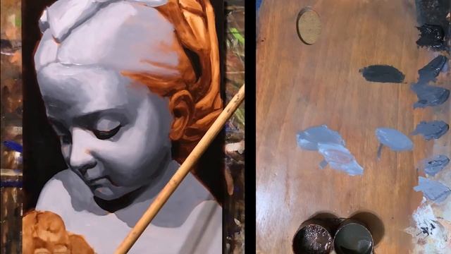 How To Begin An Oil Painting, Grisaille Underpainting Layer смотреть онлайн