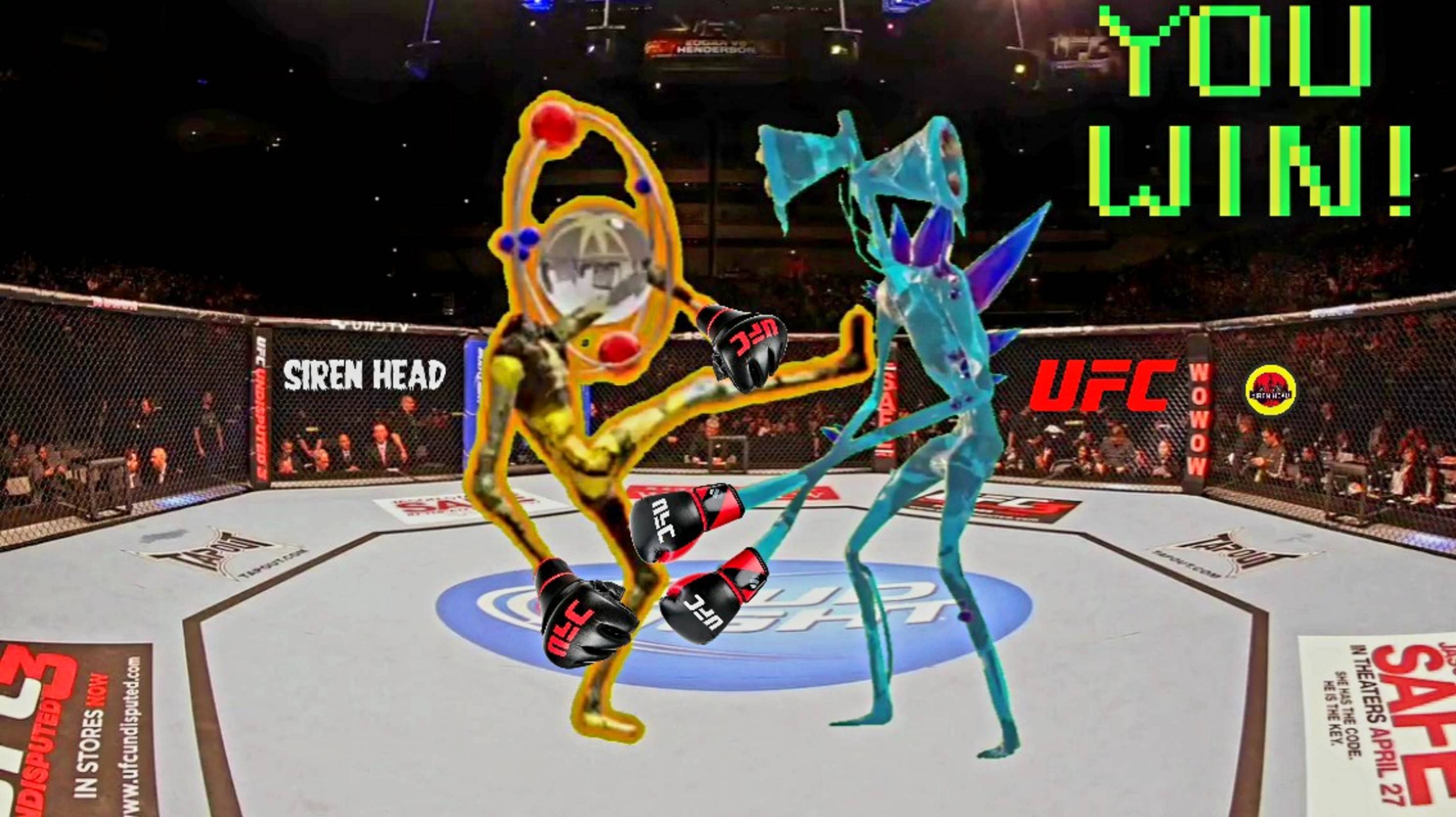 SIREN HEAD on UFC. Сиреноголовый на UFC. Бой чемпионов. смотреть онлайн