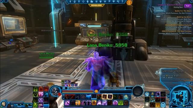 SWTOR Walkthrough Sith Inquisitor Darkside KOTFE Part 201: Alderaan Star Fortress смотреть онлайн