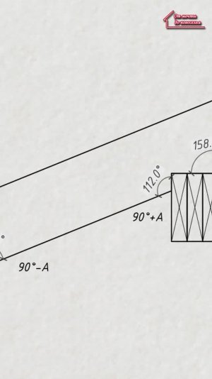 А какой угол кровли у вас? #стройка