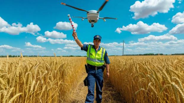 Дрон без разрешения главного ГАИшника в небе на подъем БПЛА в воздух часть 2 (23) смотреть онлайн