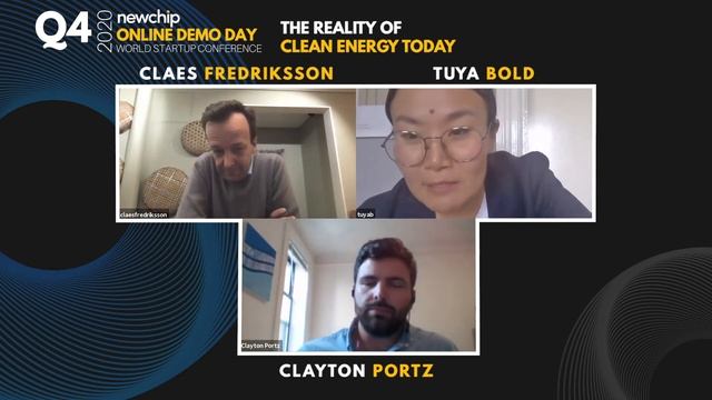 The Reality of Clean Energy Today w/ Claes Fredriksson, Tuya Bold - Liquid Wind (Newchip Demo Week) смотреть онлайн