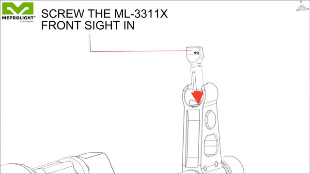TRU-DOT® Self-Illuminated AK/AKM Sight Front Sight Installation смотреть онлайн