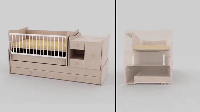 Детско креватче MiniMAX от meduncho.com смотреть онлайн