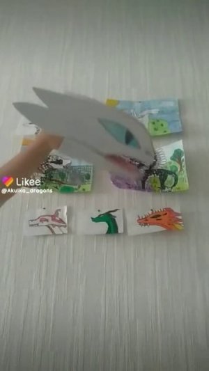 дракон из тик тока|дракон на руку|дракон из бумаги