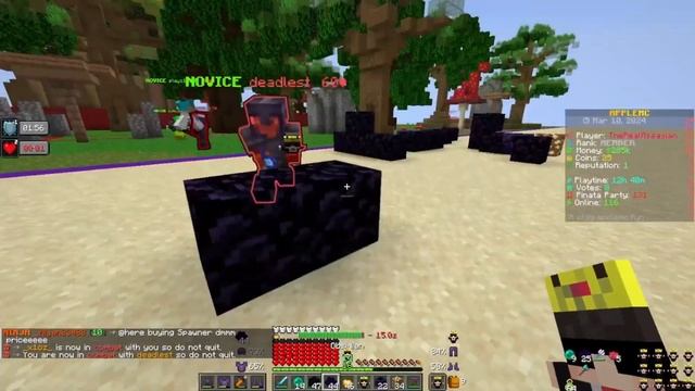 Domination Warp cpvp In Banana Realm | APPLE MC | KING OF WARP CPVP| #applemc смотреть онлайн