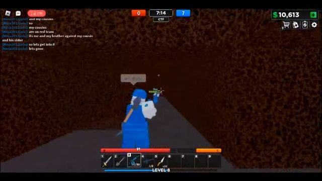 Playing Flag Wars On Roblox! (Omar Talia) смотреть онлайн