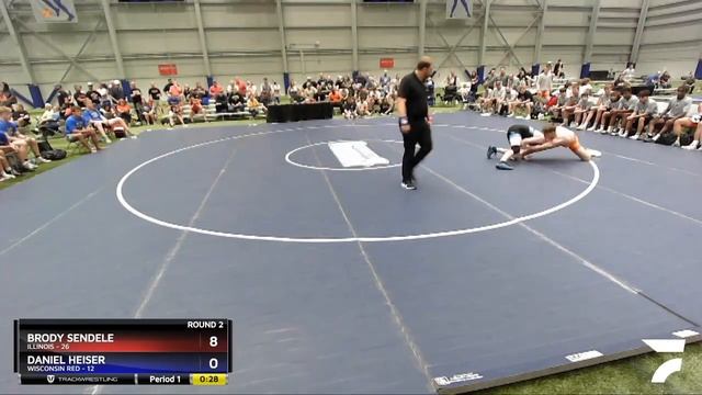 145 Lbs Round 2 (8 Team) - Brody Sendele, Illinois Vs Daniel Heiser, Wisconsin Red 8360 смотреть онлайн